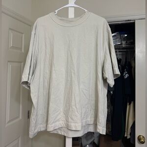 Abercrombie & Fitch Men's Short-Sleeve Tee in Light Cream